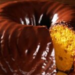 Bolo de Cenoura sem glúten e lactose