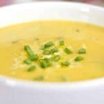 Sopa de Mandioquinha – sem glúten, leite, ovo e soja