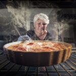 Torta de acelga e bacon sem glúten