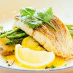 Bacalhau assado com ervas