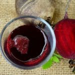 Suco de beterraba com maçã