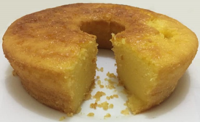 Bolo de fubá sem ovos e sem glúten