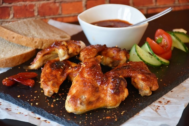 Asas de frango defumadas